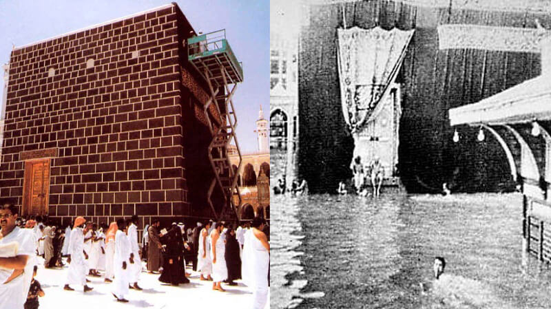 Кааба год. Кааба 1990 года. Реконструкция Каабы 1996. Кааба 100 лет назад. Кааба в Мекке в древности.