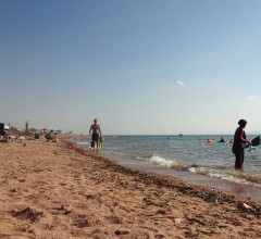 Арабы на пляже